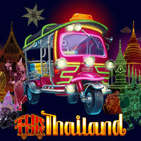Tuktuk .Thailand Slot Game Icon
