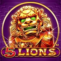 5 Lions Slot Game Icon