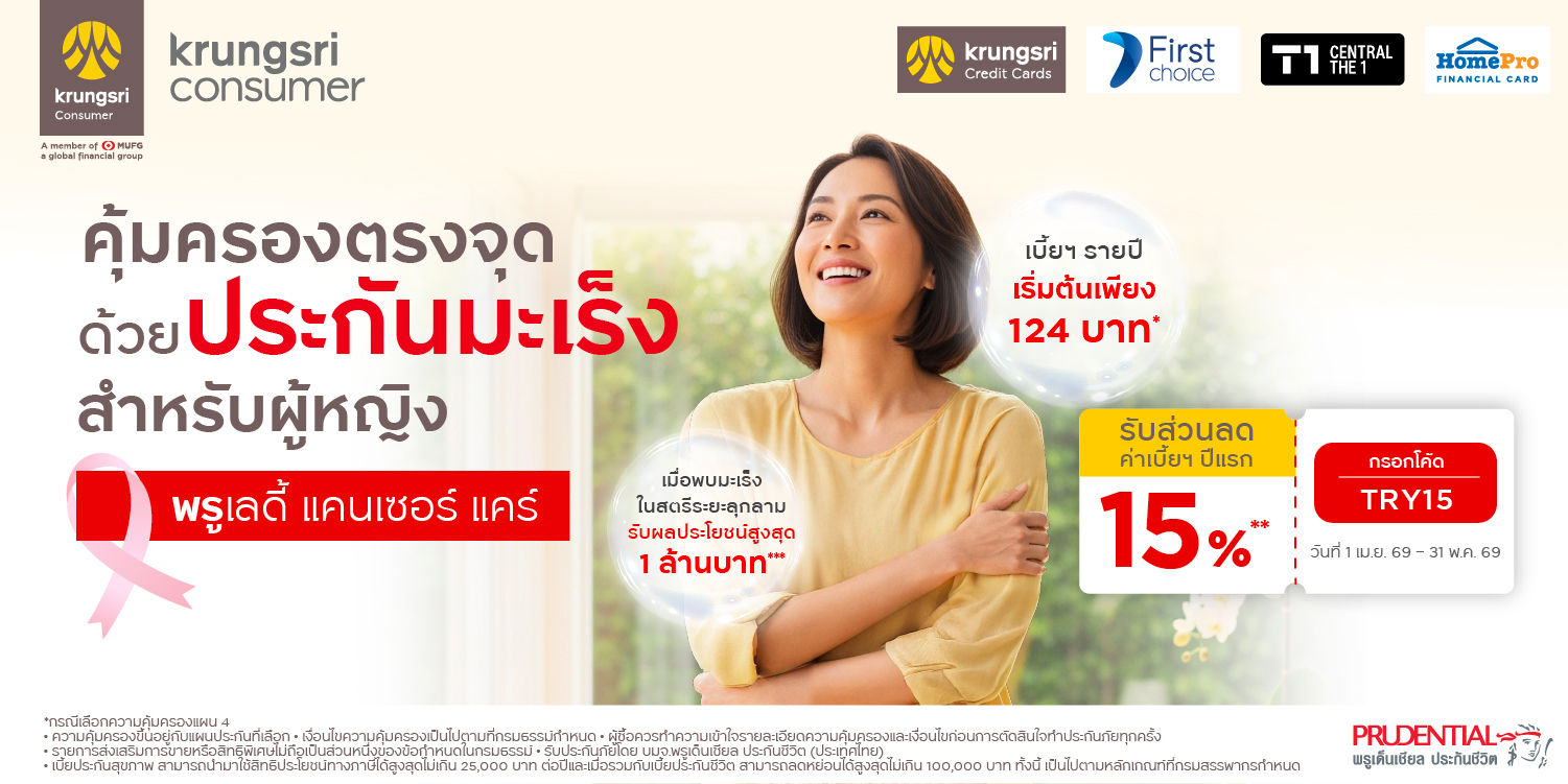 ภัยใกล้ตัวผู้หญิง มะเร็งลุกลามรับสูงสุด 1 ล้าน*