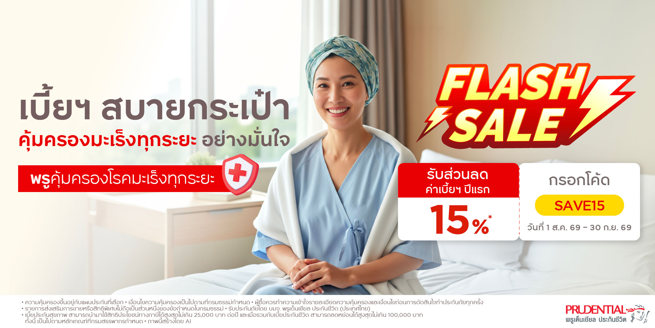 เจอ-จ่าย-ไม่จบ ตรวจพบมะเร็งทุกระยะรับสูงสุด1.5 ล้าน*