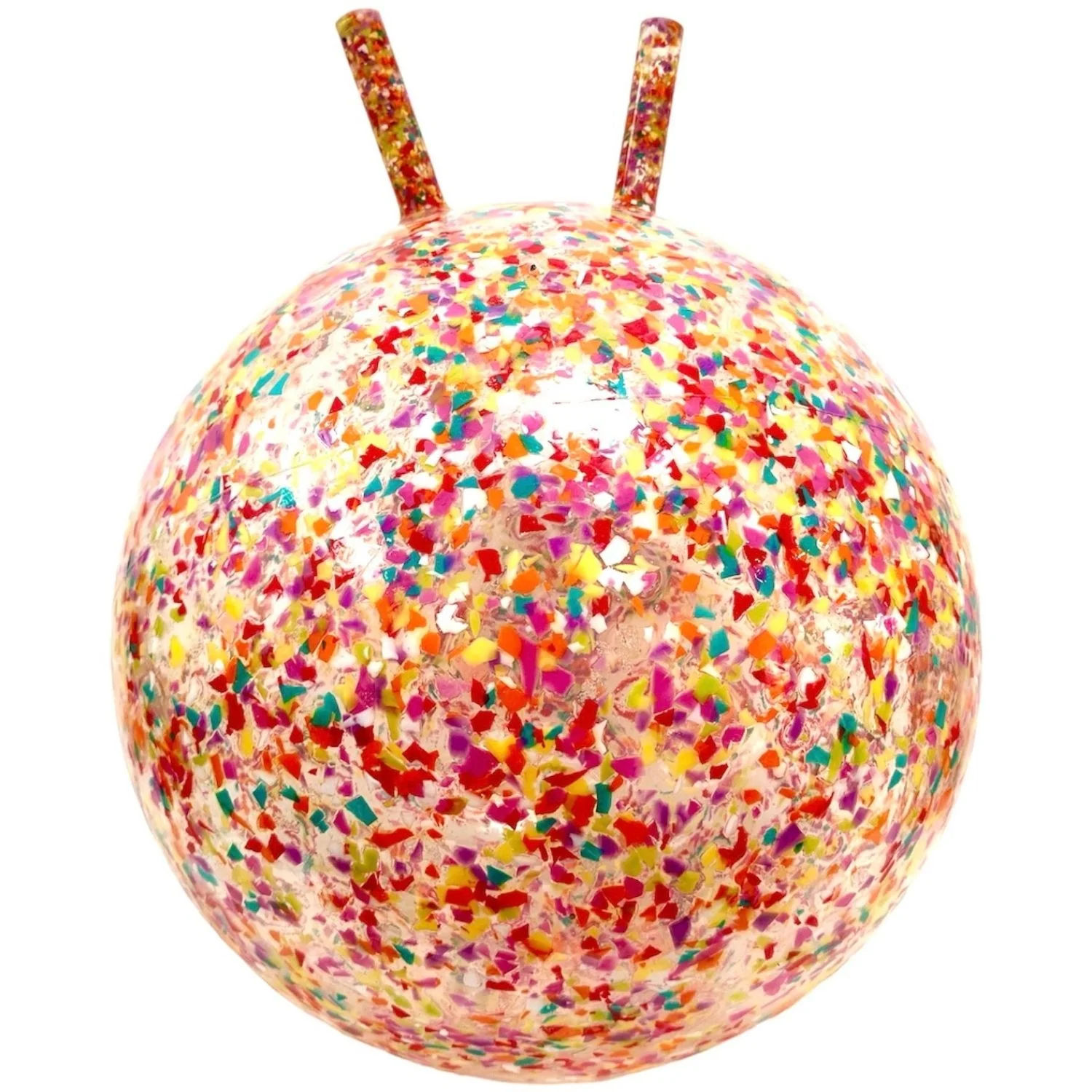Ballon sauteur à paillettes