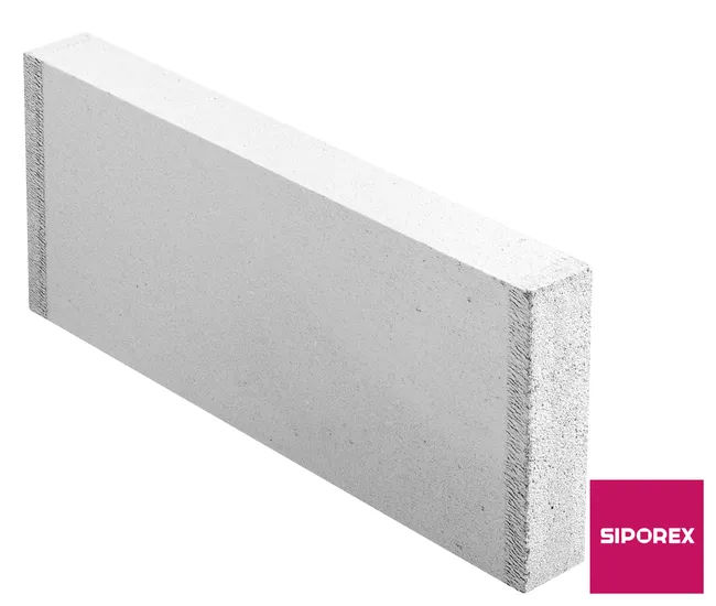 Carreau de béton cellulaire lisse Siporex