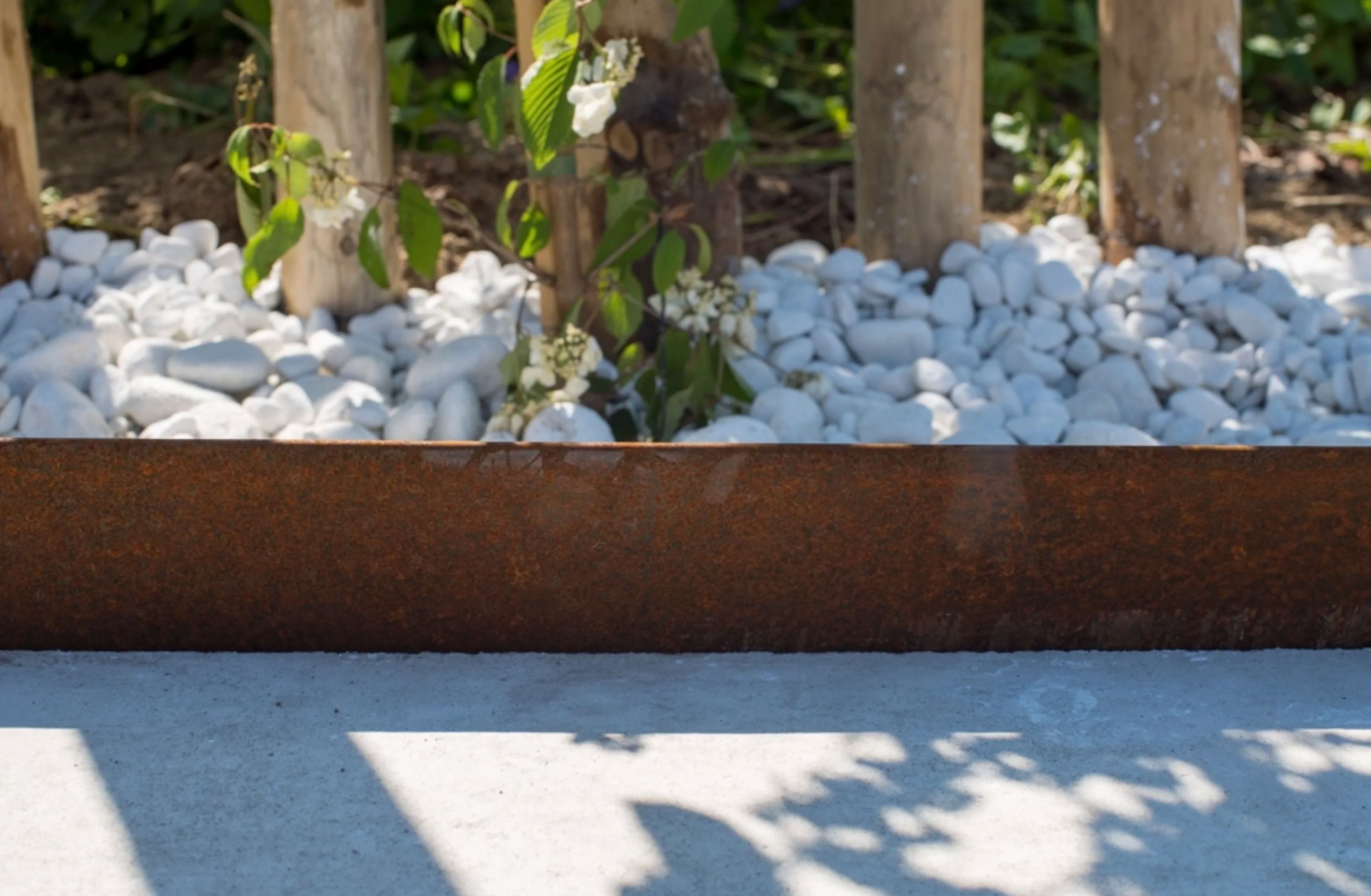 bordure acier corten