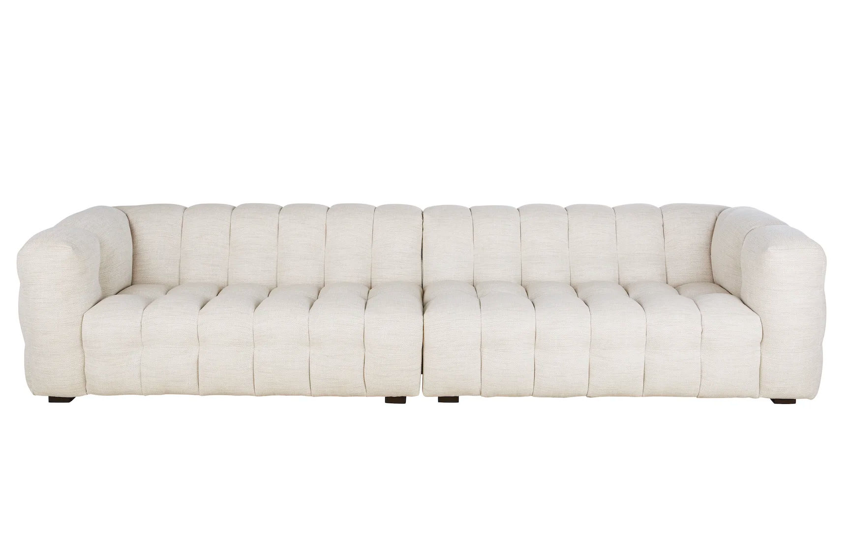 Canapé nuage modulable 6/7 places beige sable - Lilo, Maisons du Monde