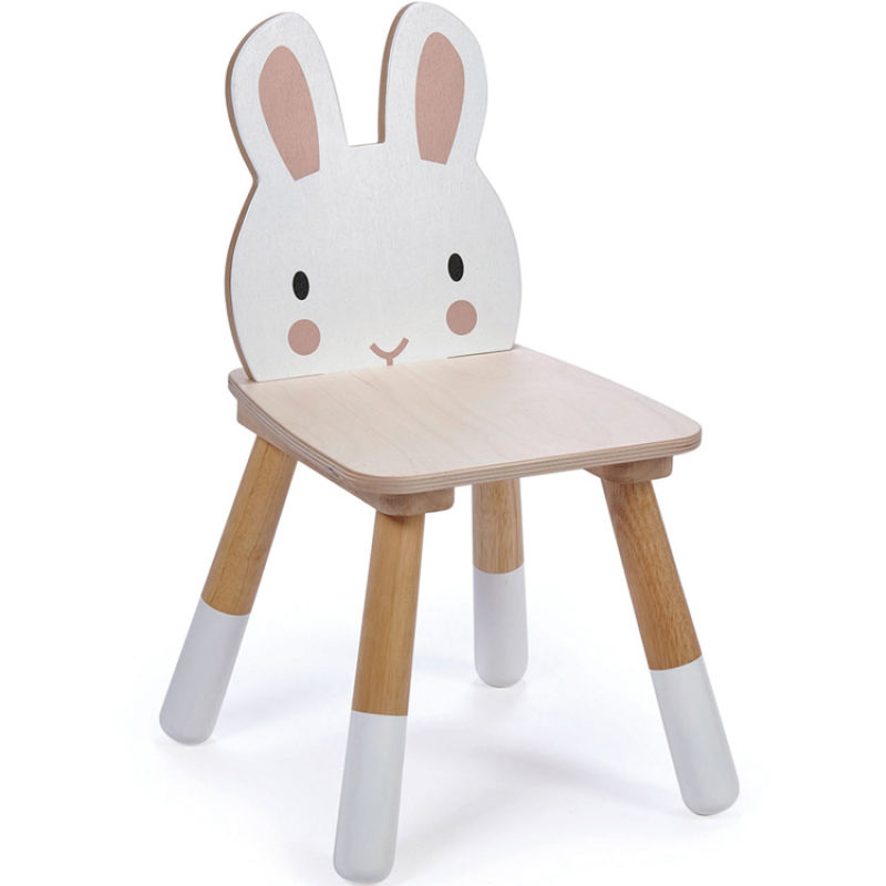 Chaise enfant lapin en bois Tender Leaf
