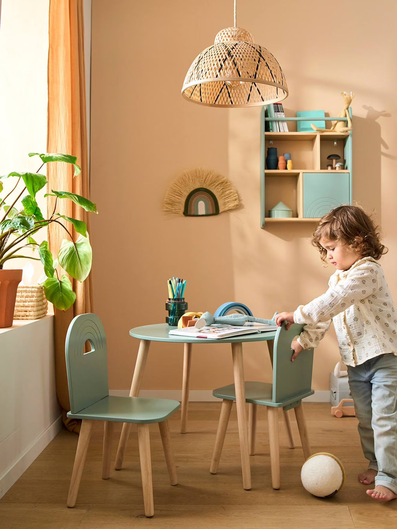 Table outdoor maternelle Summer kaki