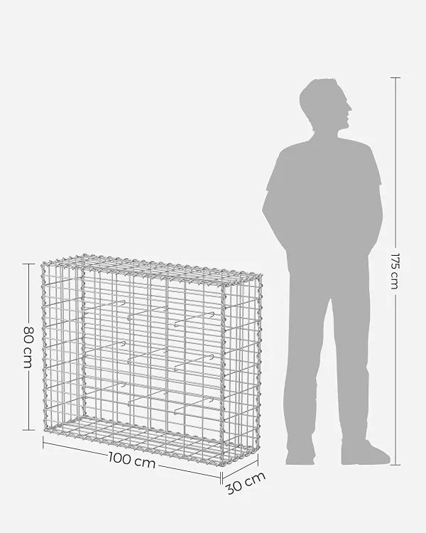 Sélection de cages et murs en gabion