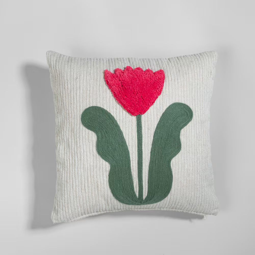 Coussin tulipe