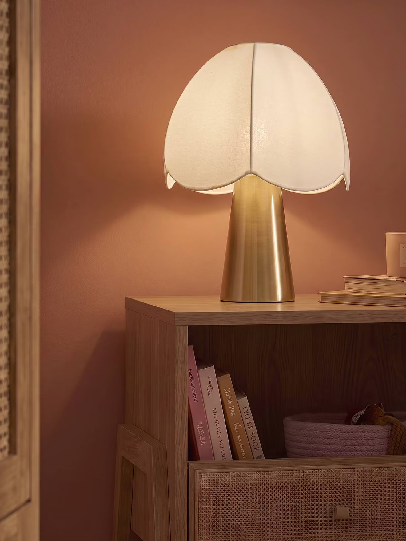 Lampe tactile fleur
