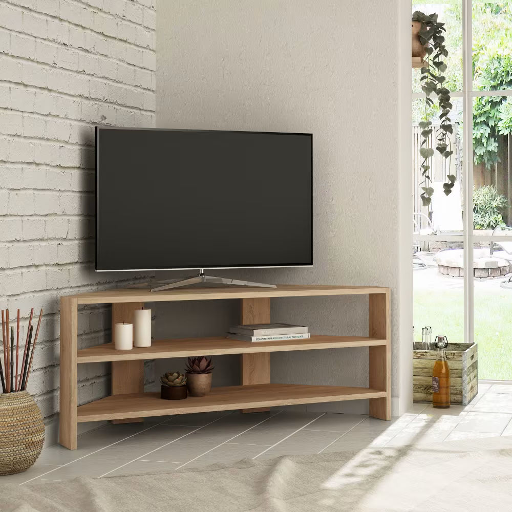 Meuble télé d'angle design scandinave