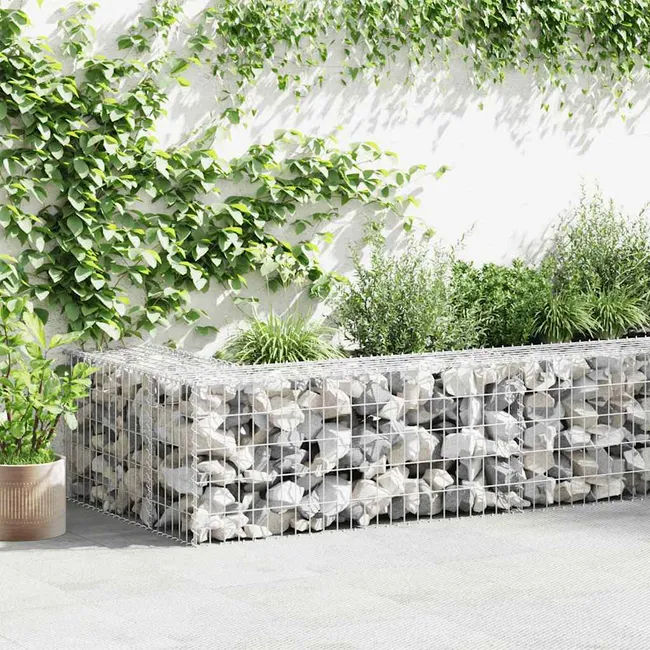 Gabions et grilles pour mur ou jardinière
