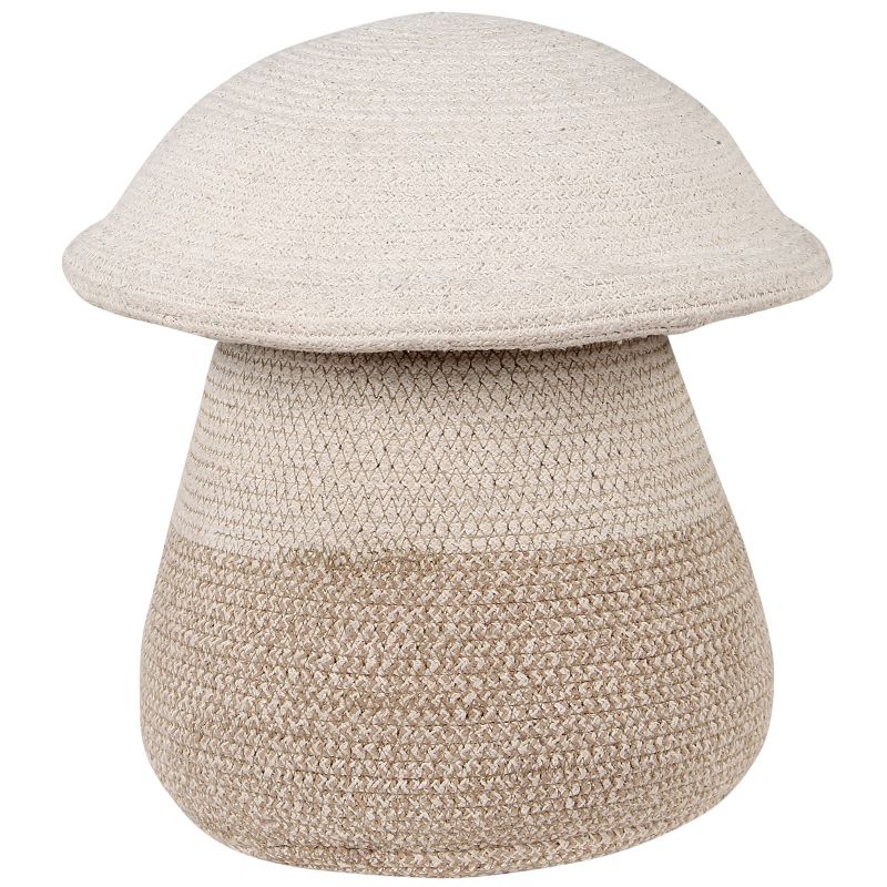 Panier de rangement champignon avec couvercle
