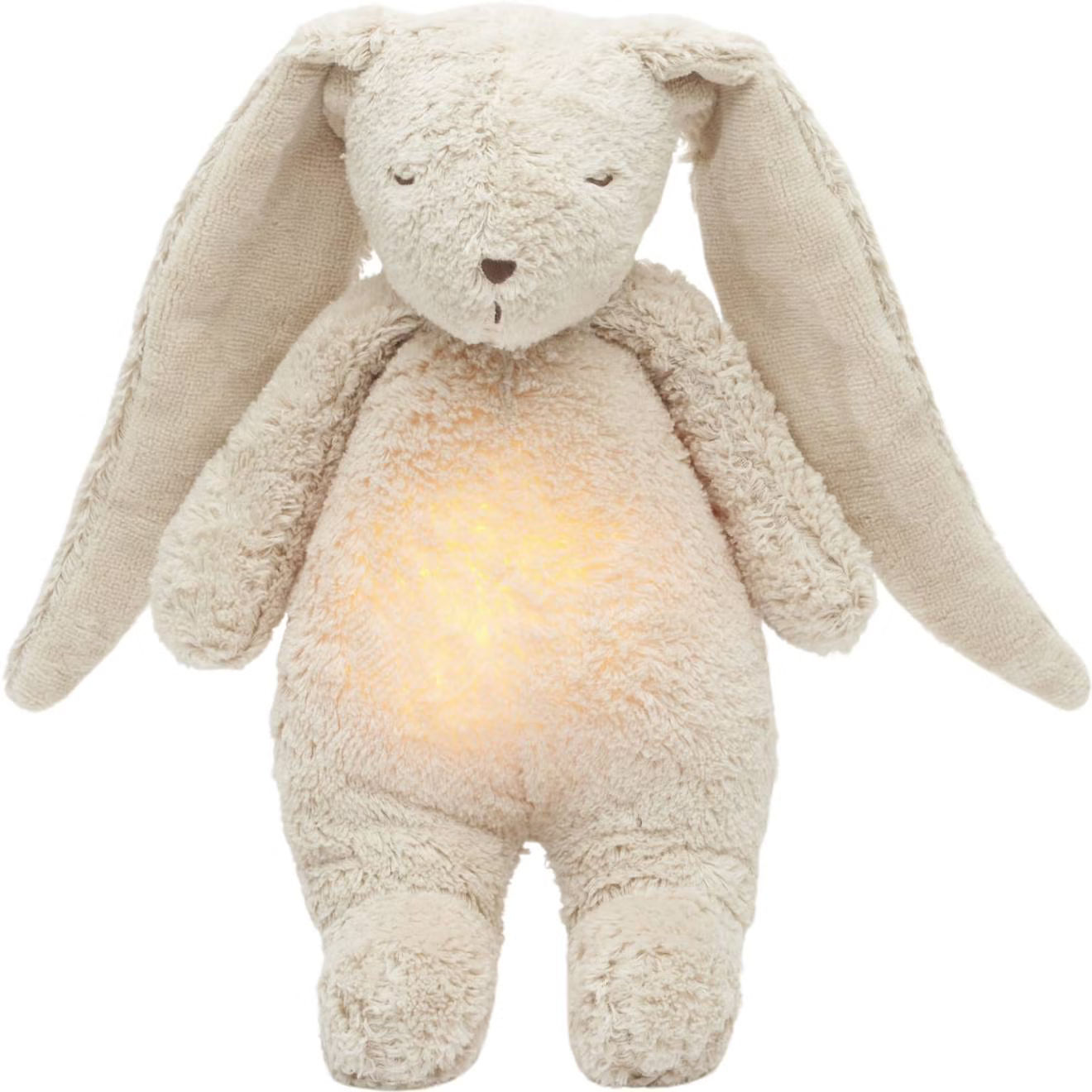 Peluche veilleuse lapin nature bio sable