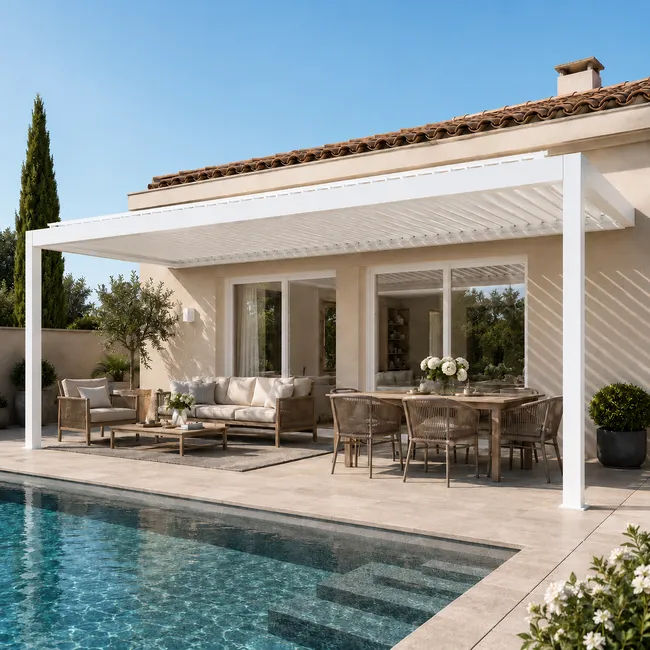 Pergolas à toile rétractable