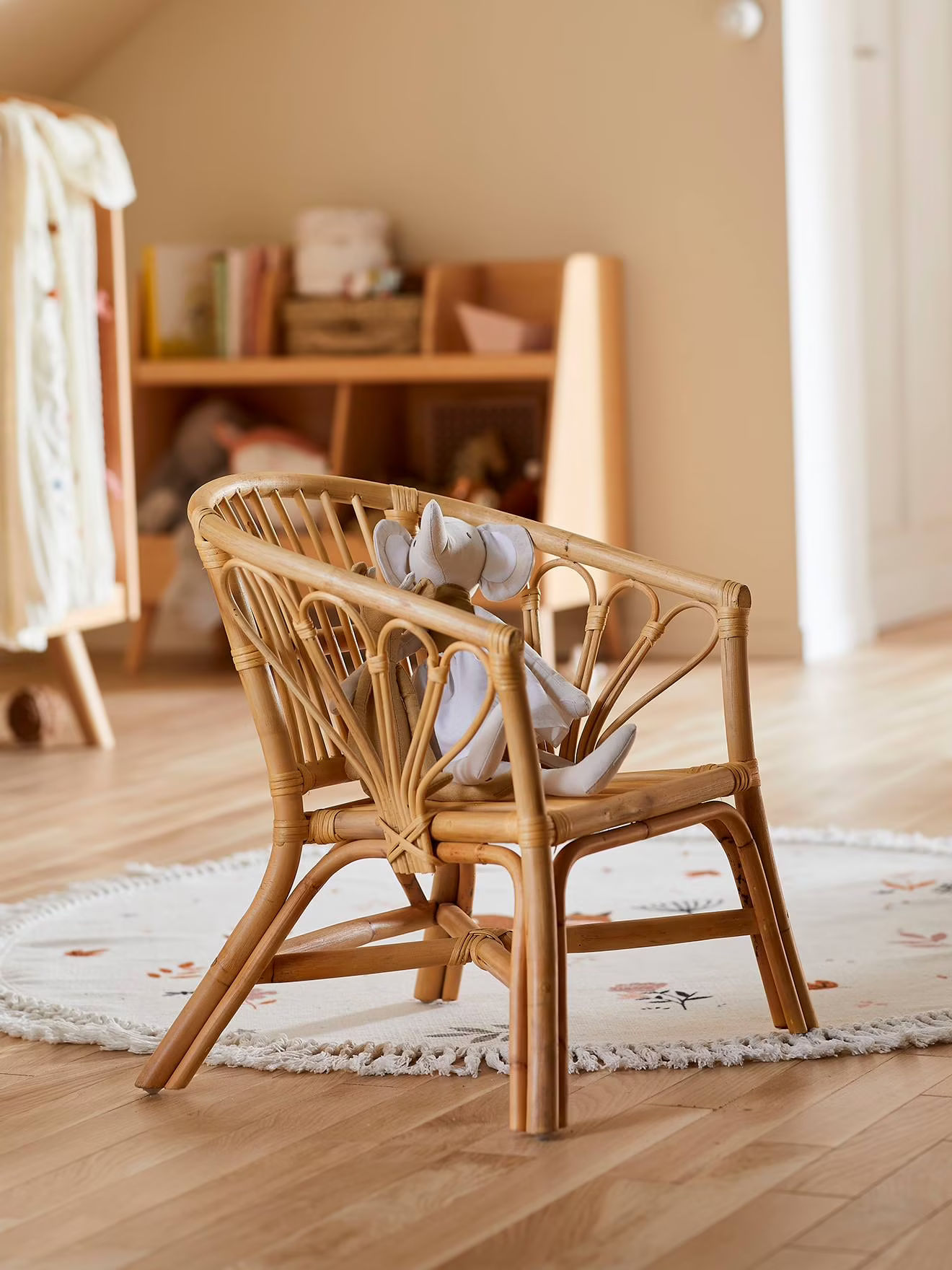 Petit fauteuil rotin enfant