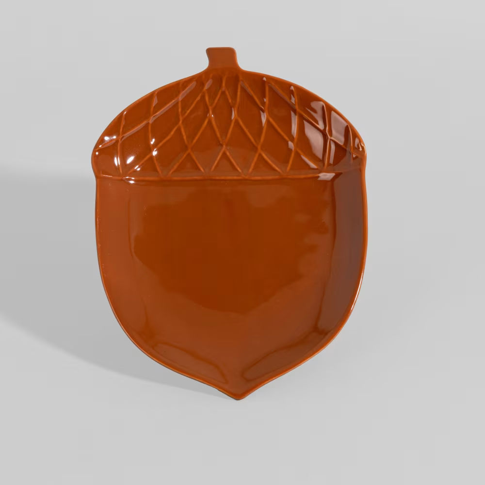 Plat en forme de noisette deco automne Maisons du Monde