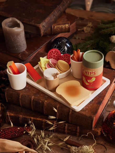 Set apéritif en bois