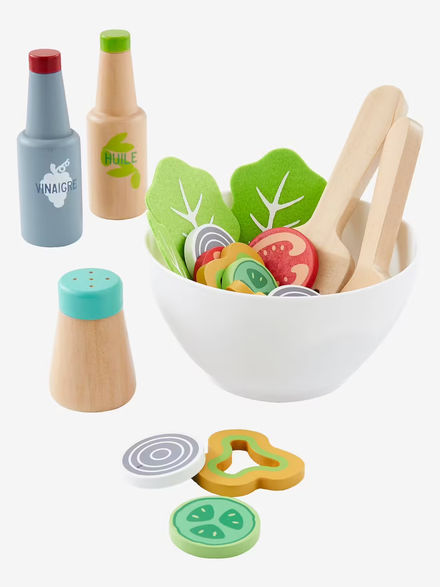 Set de salade en bois