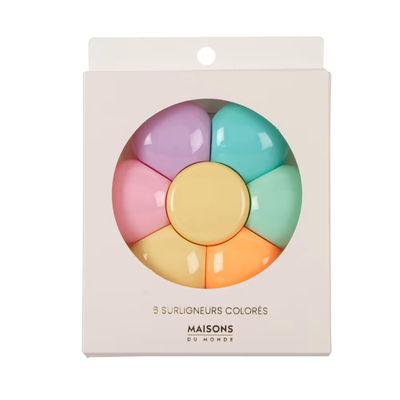 Surligneurs multicolores