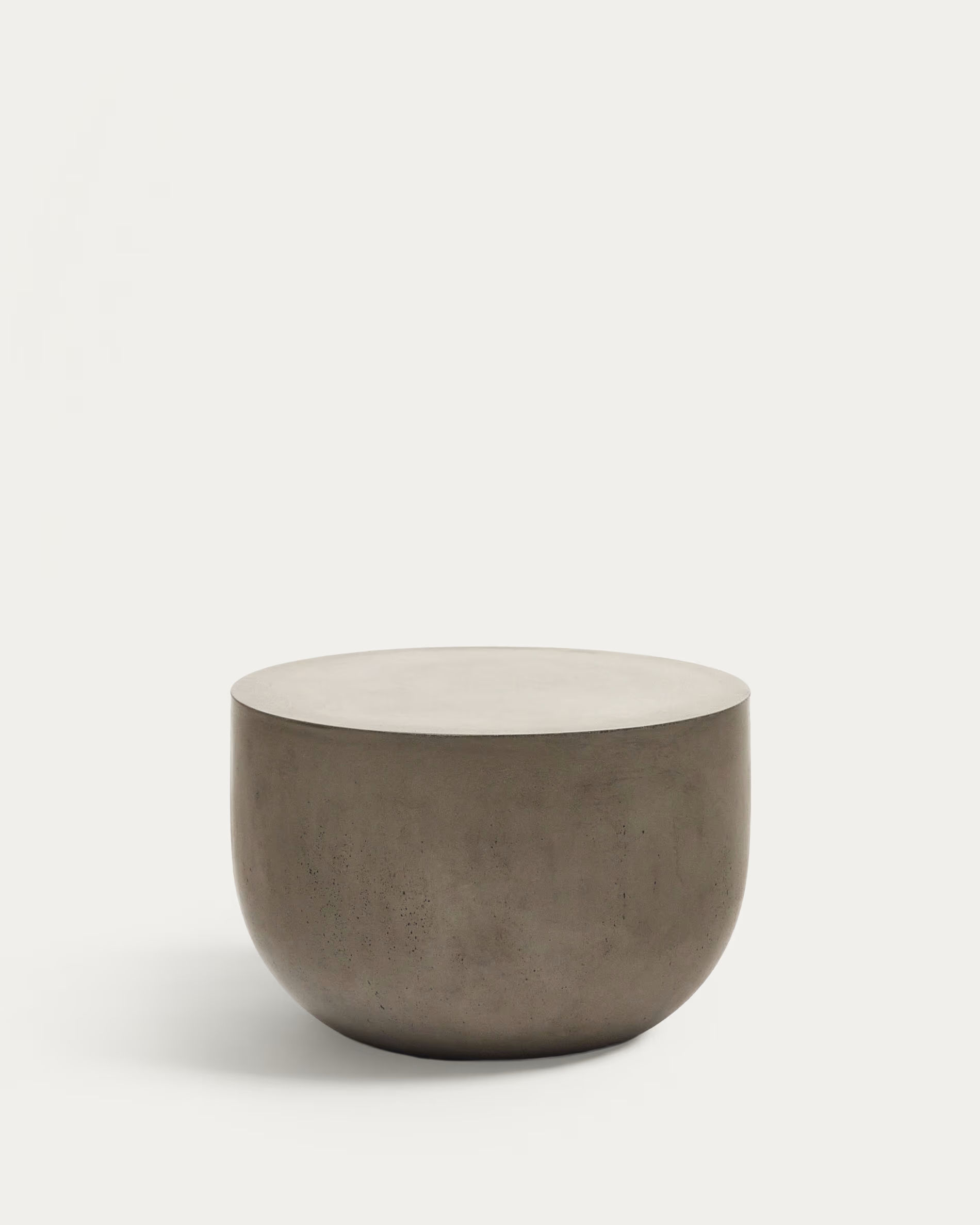 Table basse ronde en ciment Garbet, Ø60 cm