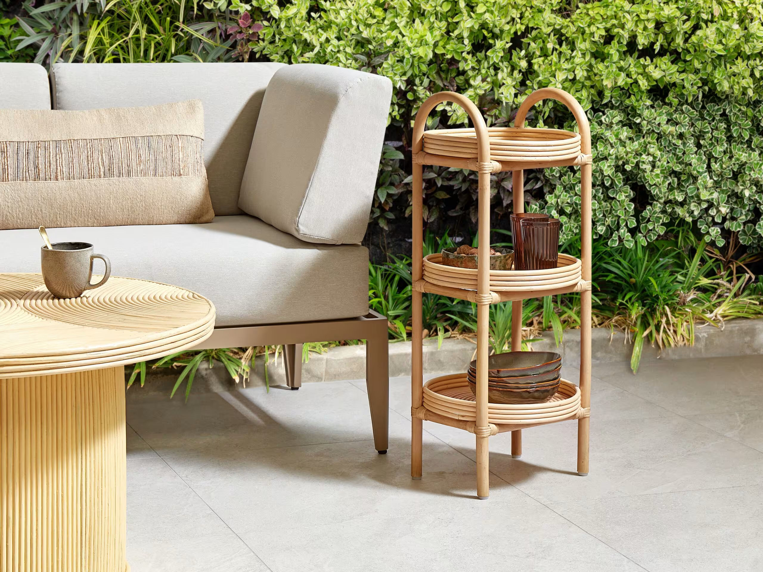 Table d'appoint en rotin naturel Troolie - Maisons du Monde