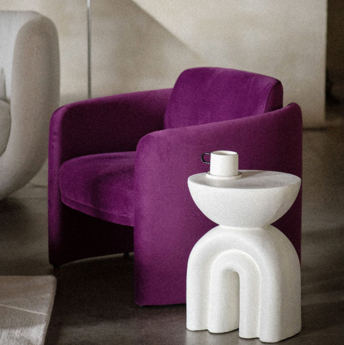 Table d'appoint blanche Salta - Maisons du Monde