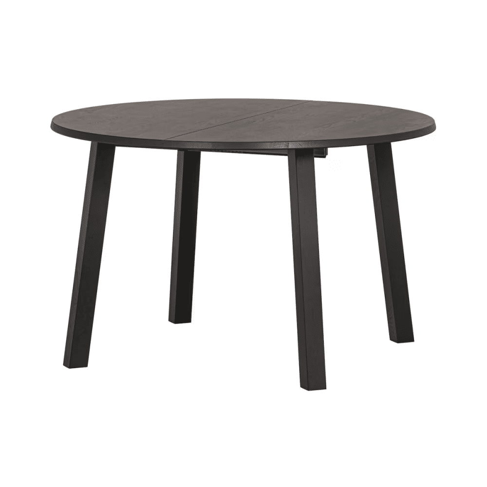 Table à manger ronde extensible en bois de chêne Stari