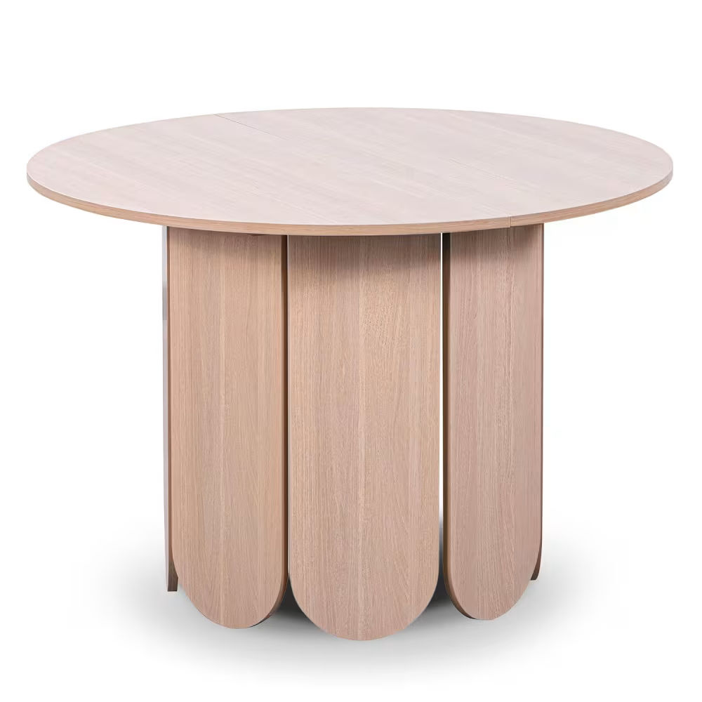 Table ronde extensible style japandi Tulipa