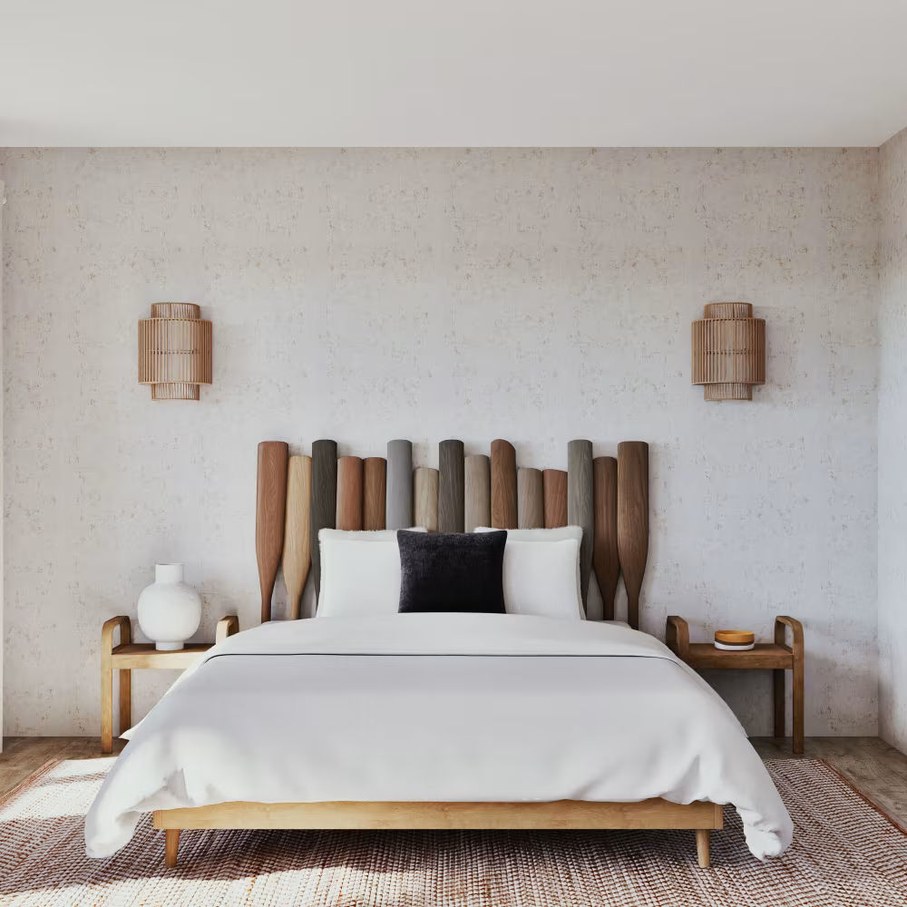 Tête de lit en pin pour couchage 160, multicolore, Paddle