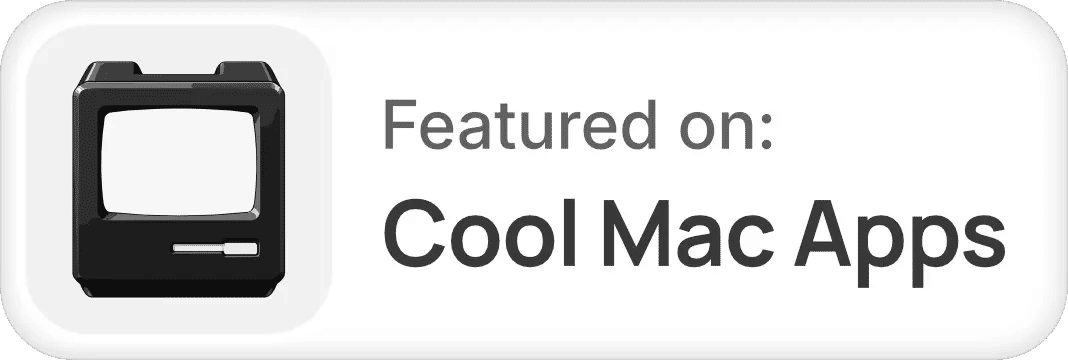 Featured on Cool Mac Apps