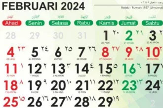 Kalender Jawa Februari 2024