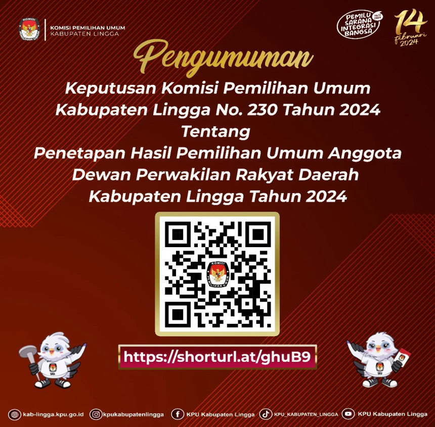 Kpu Lingga Rekapitulasi Sk Calon Dprd Lingga 2024