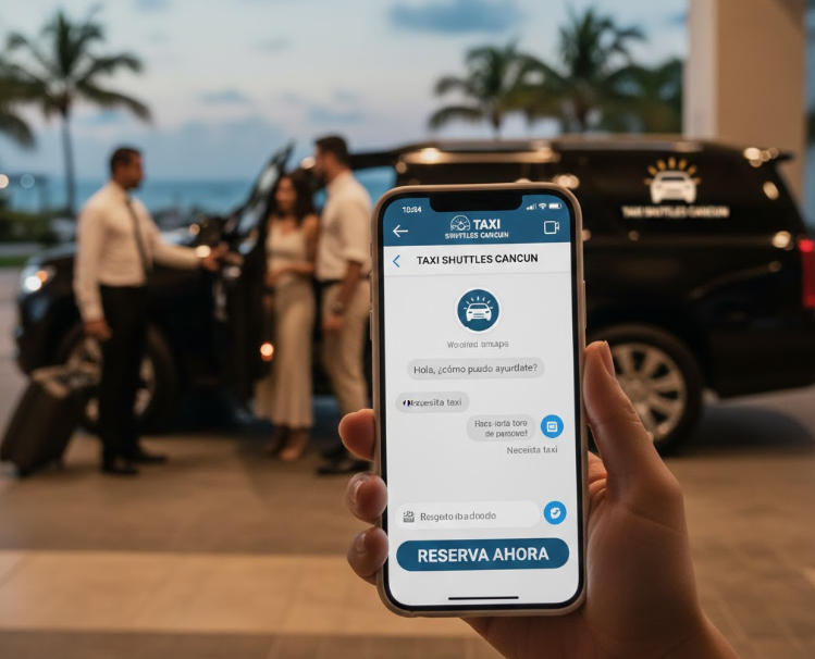 WHATSAPP TAXI SHUTTLE CANCUN BOOK NOW