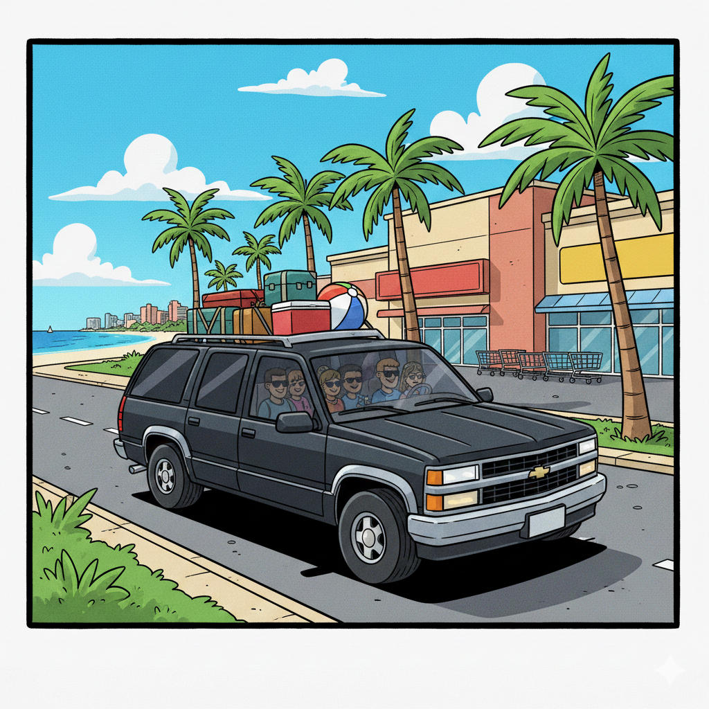 Cancun airport transfer with grocery stop