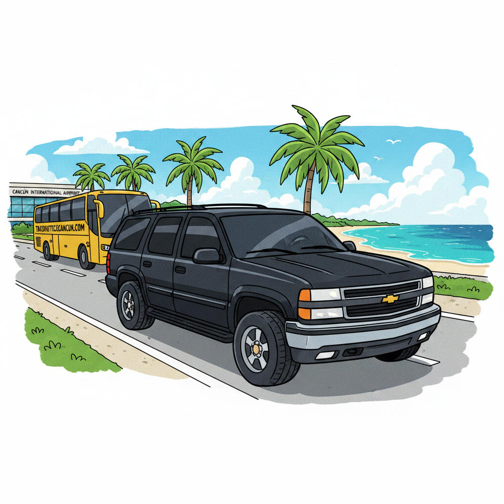 Bus rentals at Cancun airport