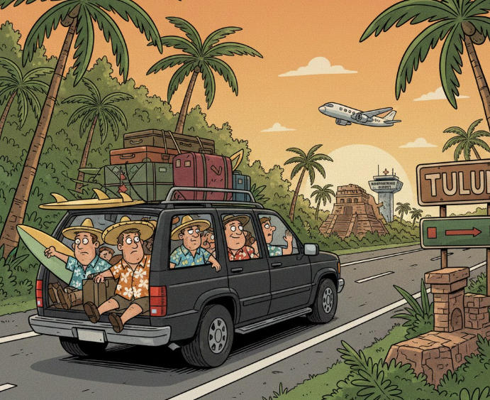 AIRPORT RETURN FROM TULUM AIRBNB