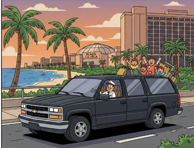 Taxi from Hotel to Plaza La Isla: Fast and Reliable Transfers