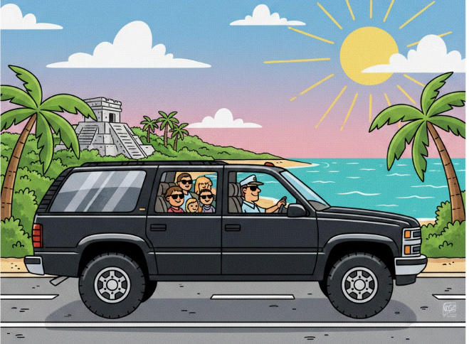 HOURLY CHAUFFEUR SERVICE RIVIERA MAYA