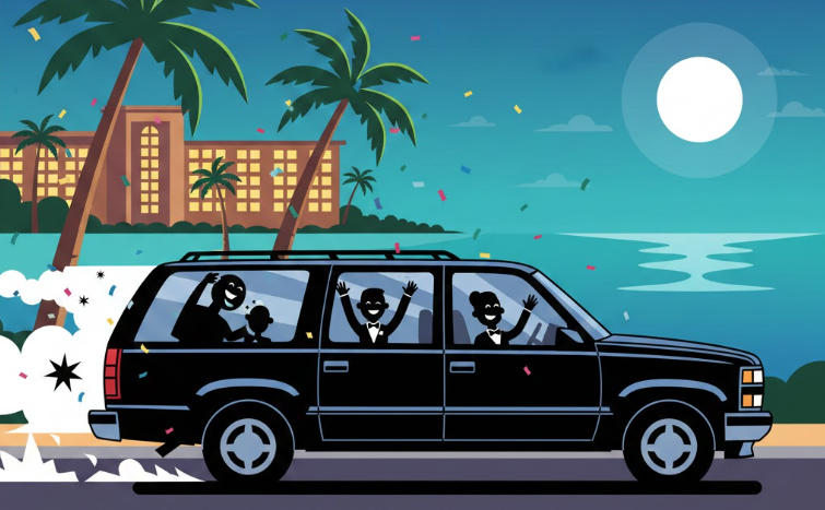 WEDDING TRANSPORT SERVICE BACK TO HOTEL