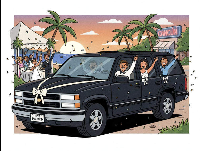 TAXI PARA INVITADOS BODA CANCUN