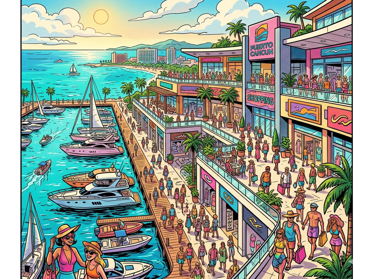 Puerto Cancun Shopping Mall The Best Waterfront Experience
