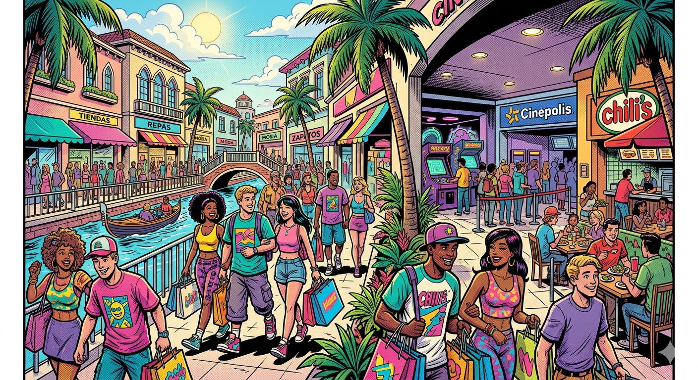 Las mejores plazas en Cancun para compras y diversion