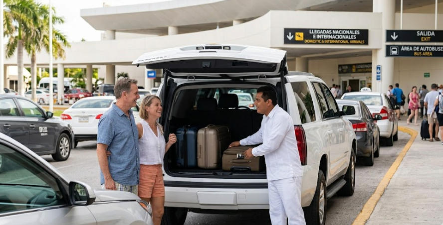 ¿Cual es el mejor transporte privado al aeropuerto de Cancun?