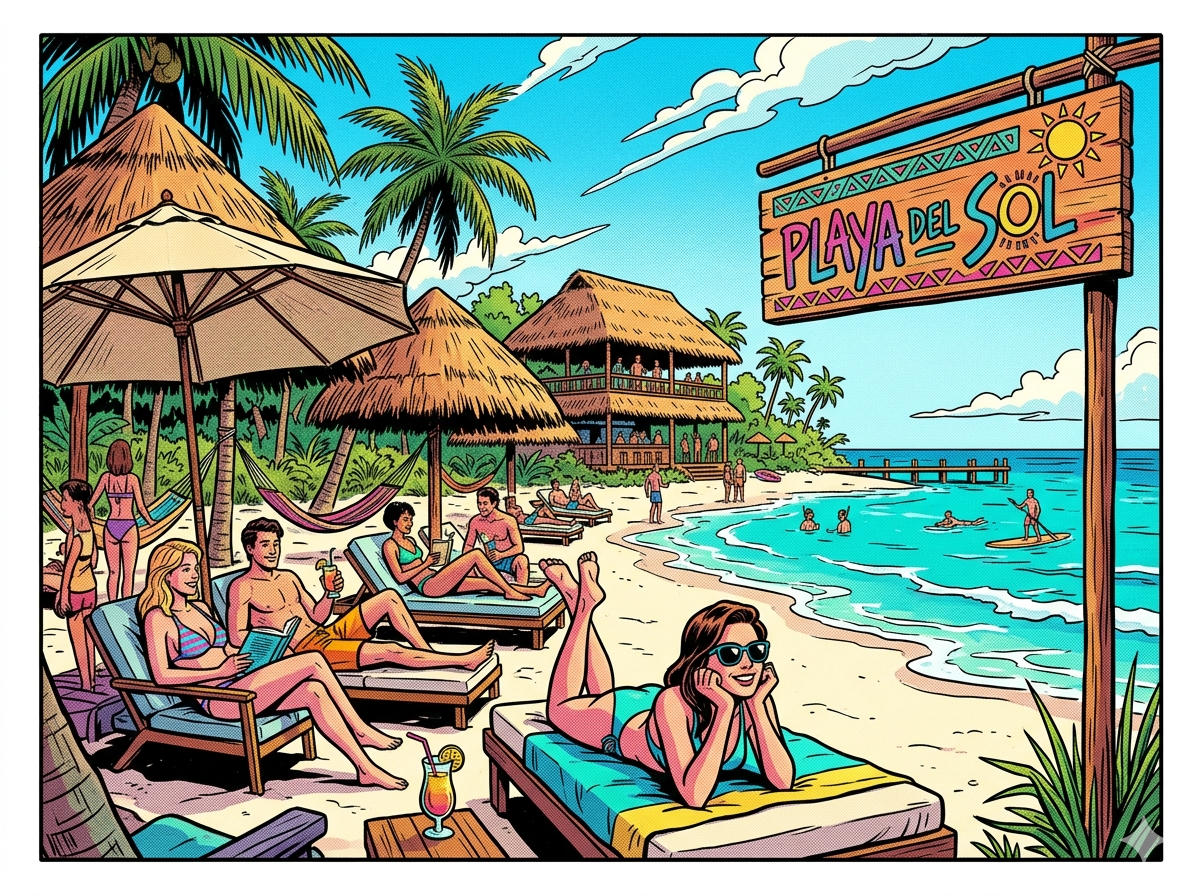 El mejor club de playa en el Caribe Mexicano para relajarte