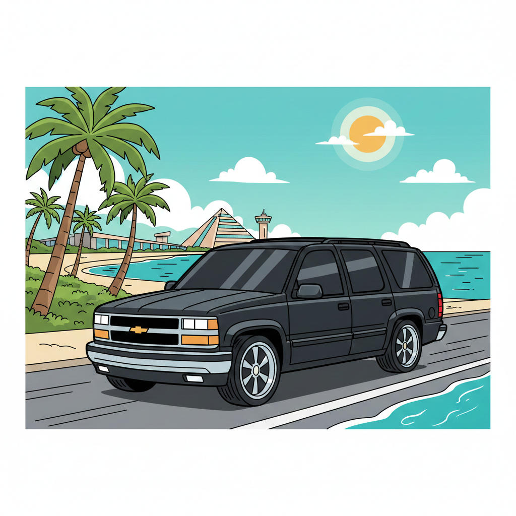 Luxury SUV transfer Cancun airport premium service