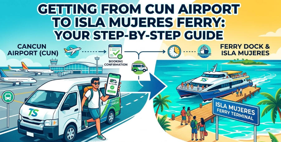 How to Get from Cancun Airport to the Isla Mujeres Ferry