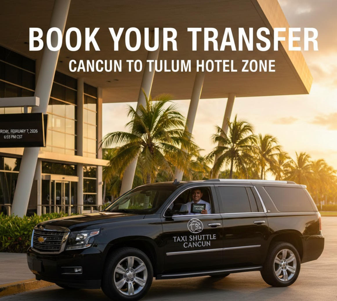 RESERVAR TRANSFER CANCUN A TULUM ZONA HOTELERA