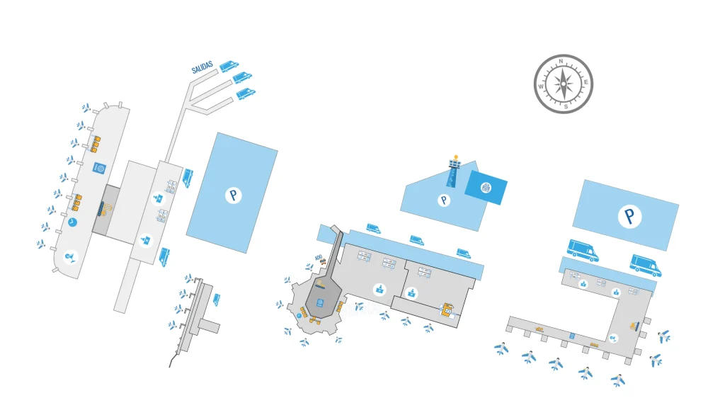 Cancun International Airport Map