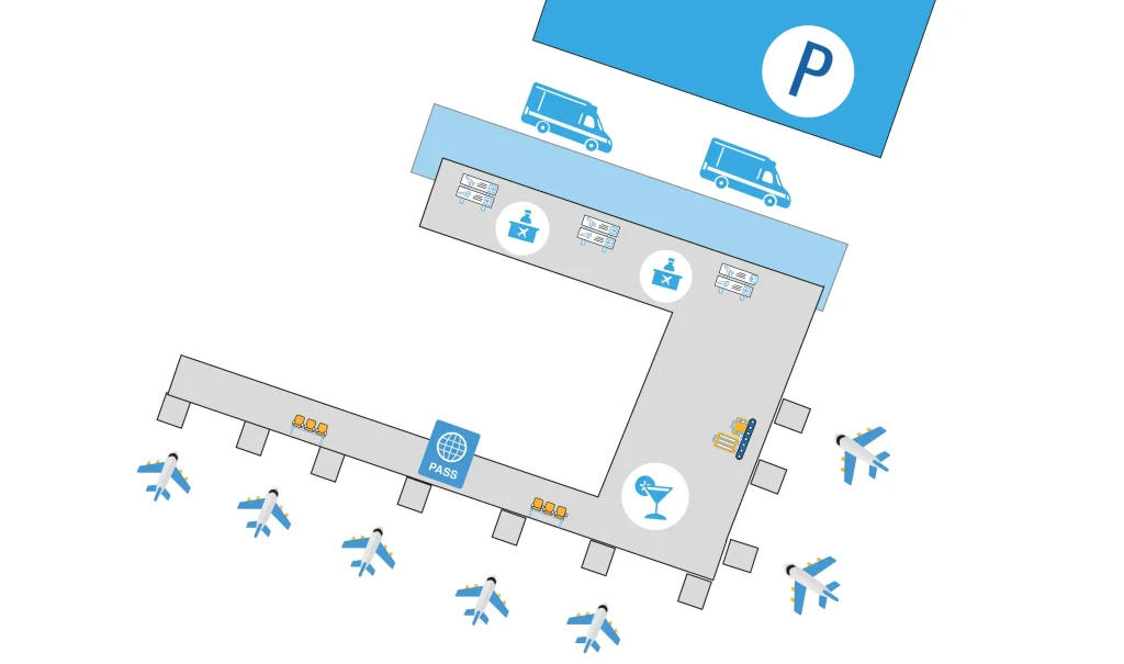 Cancun Airport Terminal 3 Map