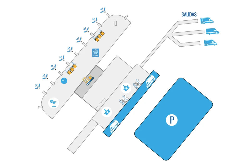 Cancun Airport Terminal 4 Map